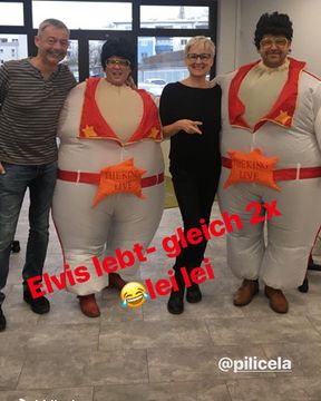 Fasching beim Friseur mit Herz